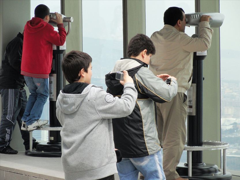 Jetonlu paralı seyir dürbünü kurulum örneği